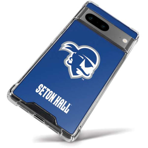 Seton Hall University Vintage Google Pixel 8a Clear Case